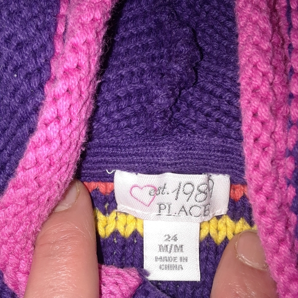 Size 24 months baby girls poncho hoodie cape shawl - Picture 5 of 9